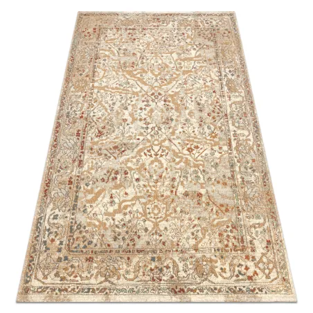 Covor din lână SOHO în bej natural și teracotă, accesoriu elegant pentru interior
