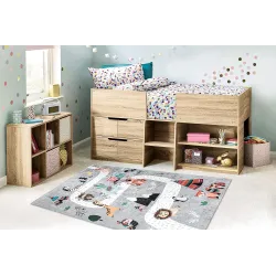 Covor BAMBINO 2160, cu motive de animale, ideal pentru copii