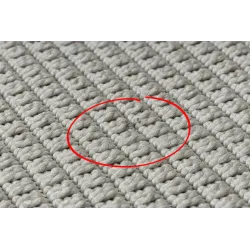 Covor TIMO 5979 din sisal alb, un element elegant pentru exterior