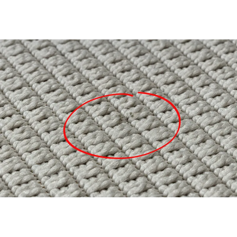 Covor TIMO 5979 din sisal alb, un element elegant pentru exterior