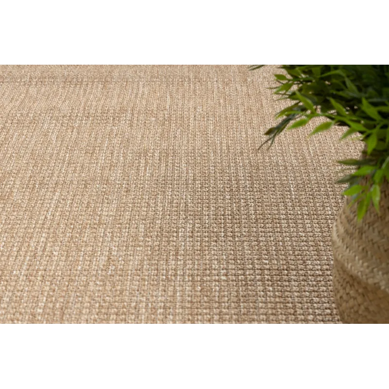 Covor TIMO 5979 din sisal bej închis, perfect pentru zona de relaxare