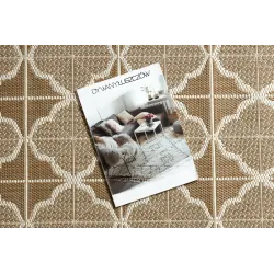 Covor elegant din sisal bej, ideal pentru interioare moderne