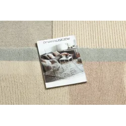 Covor FLUX 461.1.AE990 crem și bej cu stil loft și textură