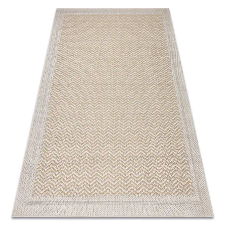 Covor ORIGI 3739 crem și bej, țesut plat din sisal