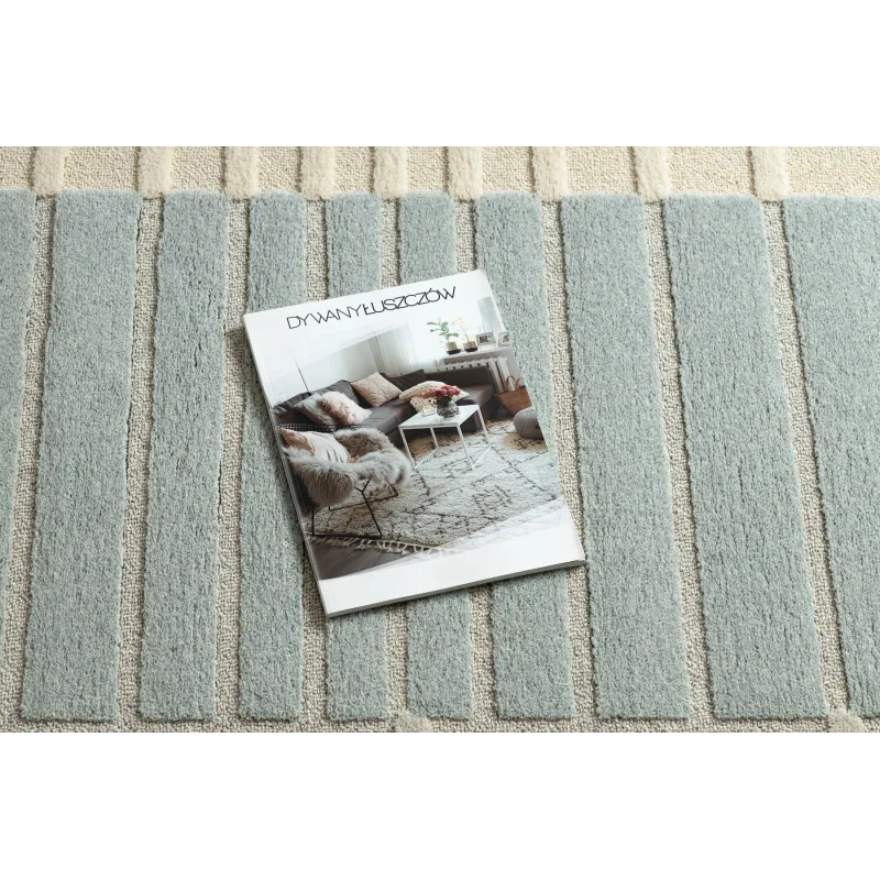 Covor FLUX 461.3, gri-albastru, ideal pentru decor modern