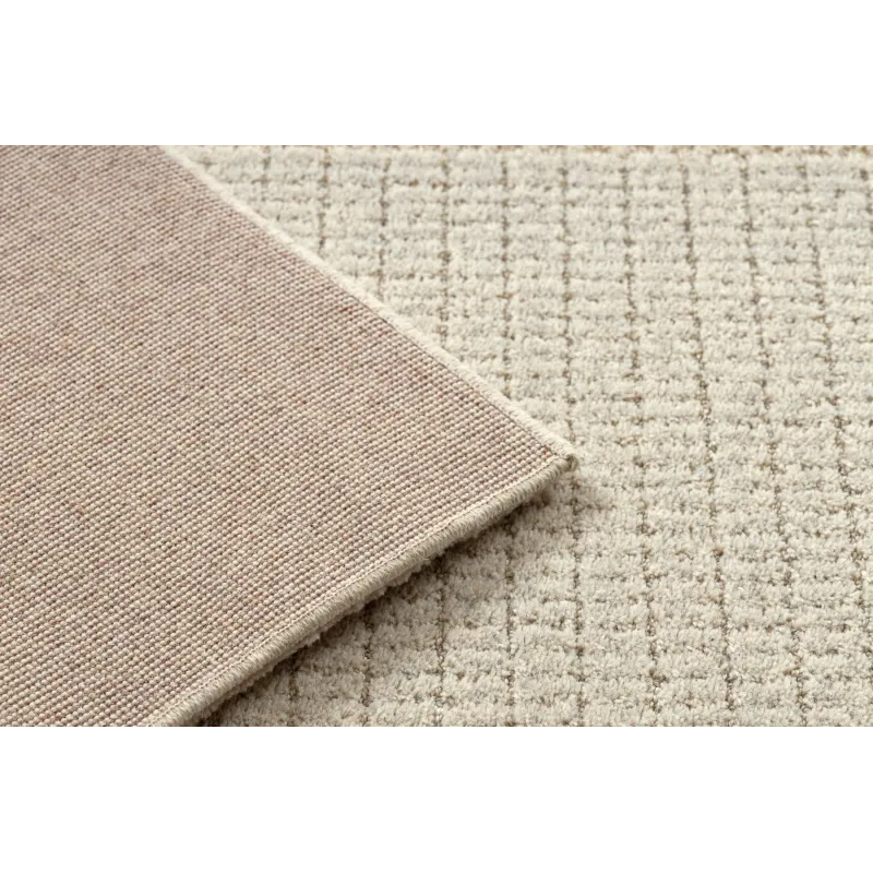 Covor moale din lână FLUX cu un model geometric, plăcut la atingere