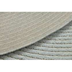 Covor FLUX oval din lână, moale și durabil, cu textură structurată