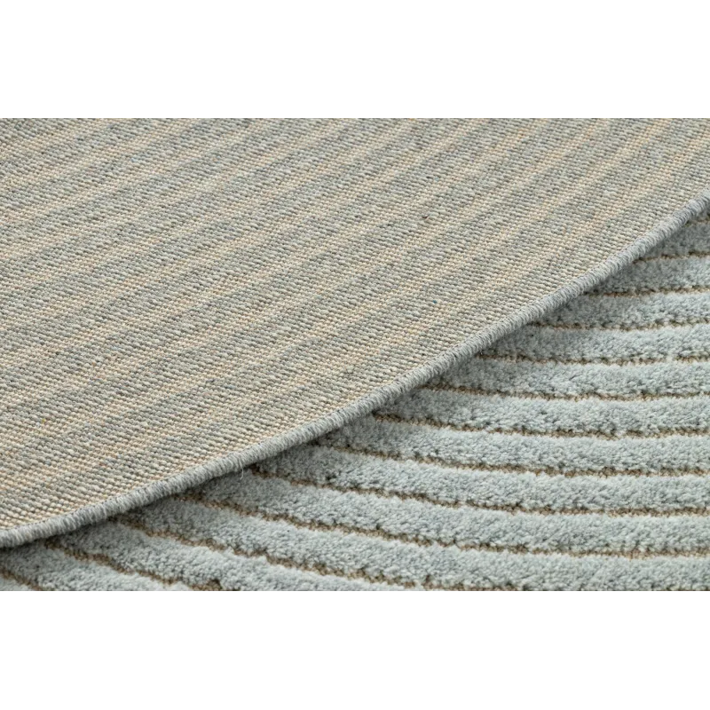 Covor FLUX oval din lână, moale și durabil, cu textură structurată