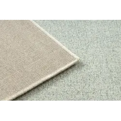 Covor din lână FLUX 461.10 cu textură loft în nuanțe de albastru și crem