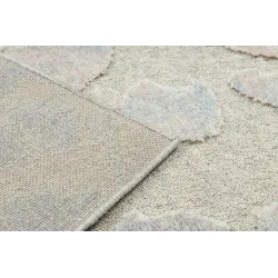 Covor din lână FLUX 461.60 cu textură plăcută și design geometric