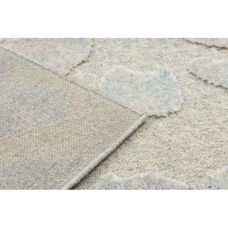 Covor din lână FLUX 461.60 cu textură plăcută și design geometric