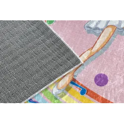 Covor BAMBINO 41870, roz, ideal pentru joacă și relaxare în camera copiilor