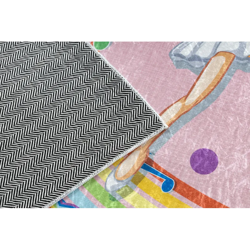 Covor BAMBINO 41870, roz, ideal pentru joacă și relaxare în camera copiilor