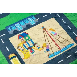 Covor BAMBINO 2660 practic pentru camera copiilor, ușor de curățat