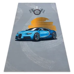 Covor BAMBINO 41730 gri și albastru, antiderapant pentru copii