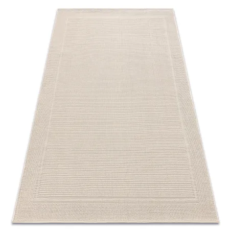 Covor TIMO 5979 din sisal bej pentru exterior - produs de calitate inferioară, natural