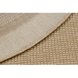 Covor rotund TIMO 5979 din sisal natural pentru exterior