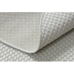 Covor TIMO 6272, ideal pentru grădină sau terasă, alb