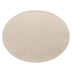 Covor TIMO 5979 Rotund Sisal Exterior Alb