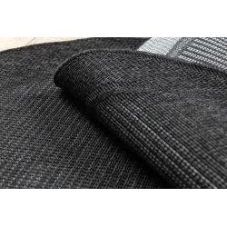 Covor din sisal negru pentru grădină, ideal pentru familii și copii