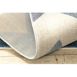 Covor pentru living în zigzag galben, perfect pentru interioare moderne