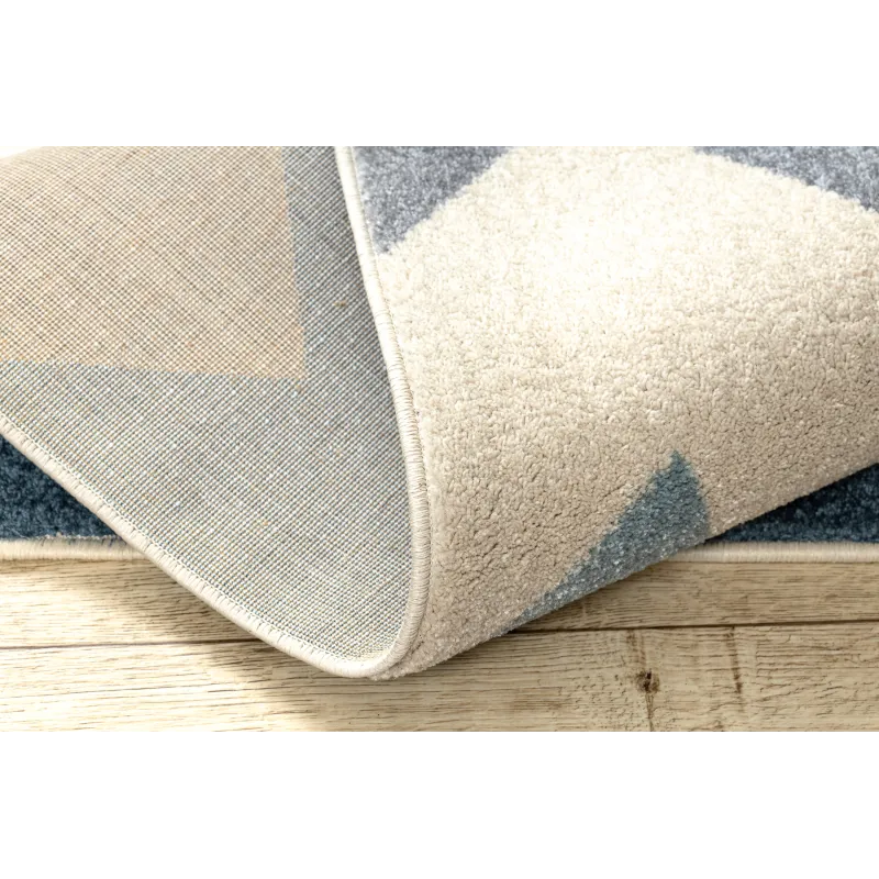 Covor pentru living în zigzag galben, perfect pentru interioare moderne