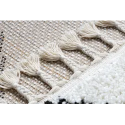 Covor BERBER CROSS alb - alegere funcțională pentru orice cameră