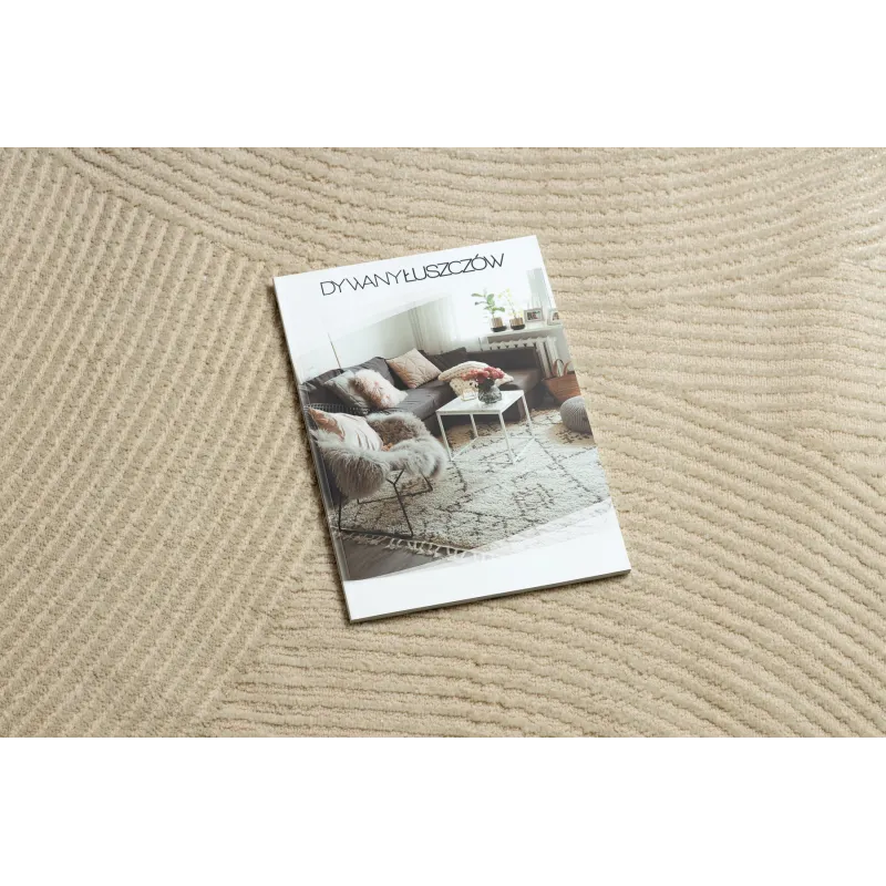 Covor BALANCE 0194 taupe, stil glamour și geometric pentru acasă