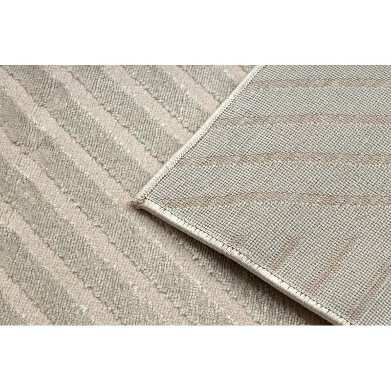Covor BALANCE 1503 taupe, textură structurată, accesoriu elegant