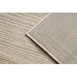 Covor BALANCE 8788 taupe, textură luxoasă și design geometric
