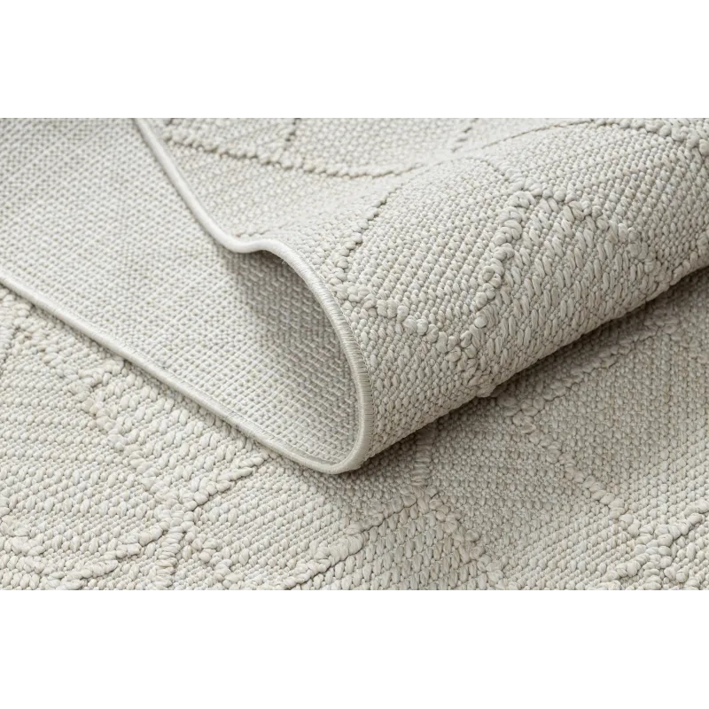 Covor crem pentru living, perfect pentru stilul BOHO modern
