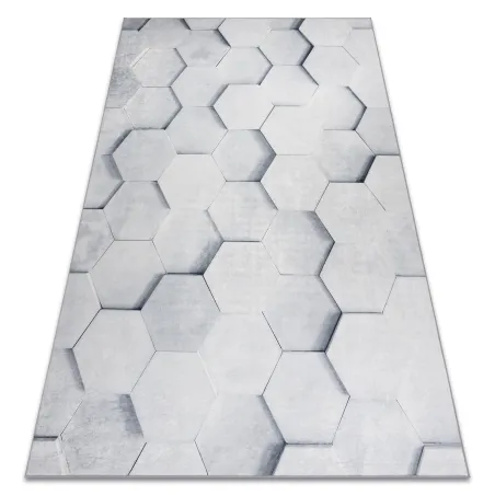 Covor ANDRE 1180 gri, antiderapant, lavabil