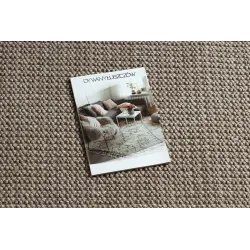 Tappeto rotund CASABLANCA LOOP, design modern, culoare maro