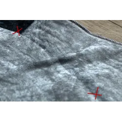 Covor BAMBINO 2139 cu design de fotbal, negru și alb, perfect pentru copii