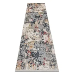 Covor DISTIN 0123A roz modern cu franjuri - stil clasic