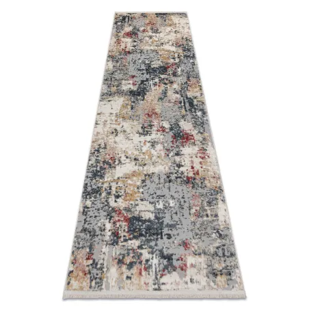Covor DISTIN 0123A roz modern cu franjuri - stil clasic