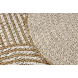 Covor ORGANIC 1835 din sisal cu formă neregulată - accesoriu elegant