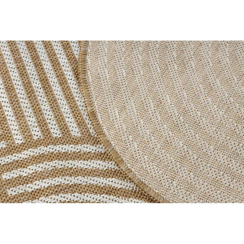Covor ORGANIC 1835 din sisal cu formă neregulată - accesoriu elegant