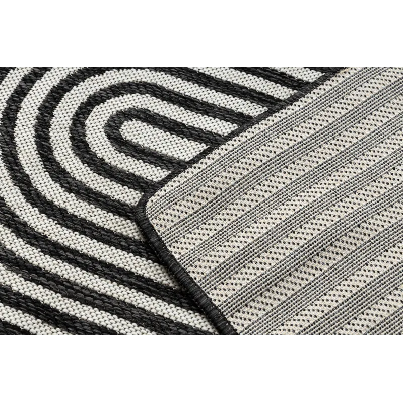 Covor ORGANIC 2131 din sisal natural, cu un model geometric elegant