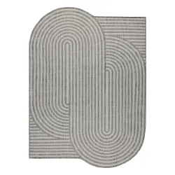 ORGANIC 2131 Covor Geometric Crem Gri