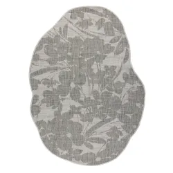 Covor ORGANIC 2735 Floral Crem Gri