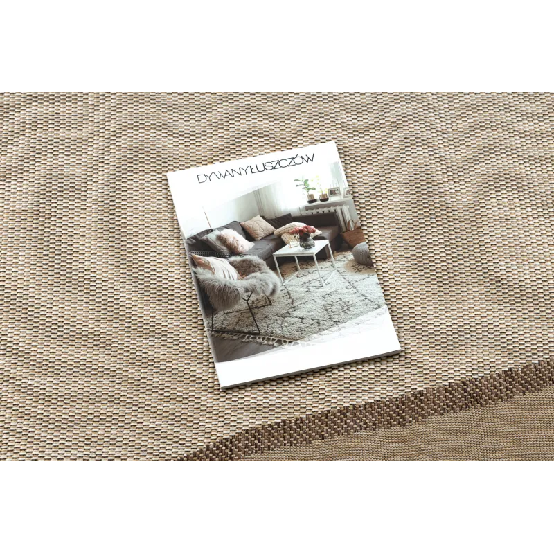 Covor modern ORGANIC 2123 în nuanțe de bej și ecru