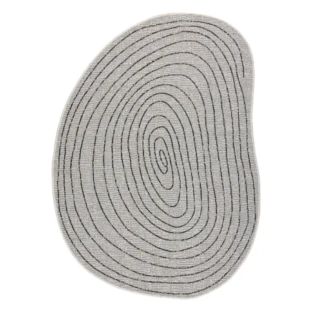 Covor ORGANIC 2743 sisal crem, design natural, form modernă neregulată