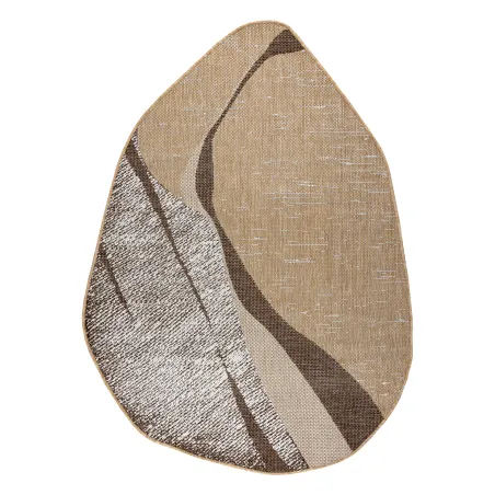 Covor ORGANIC 2739 din sisal bej natural - design modern