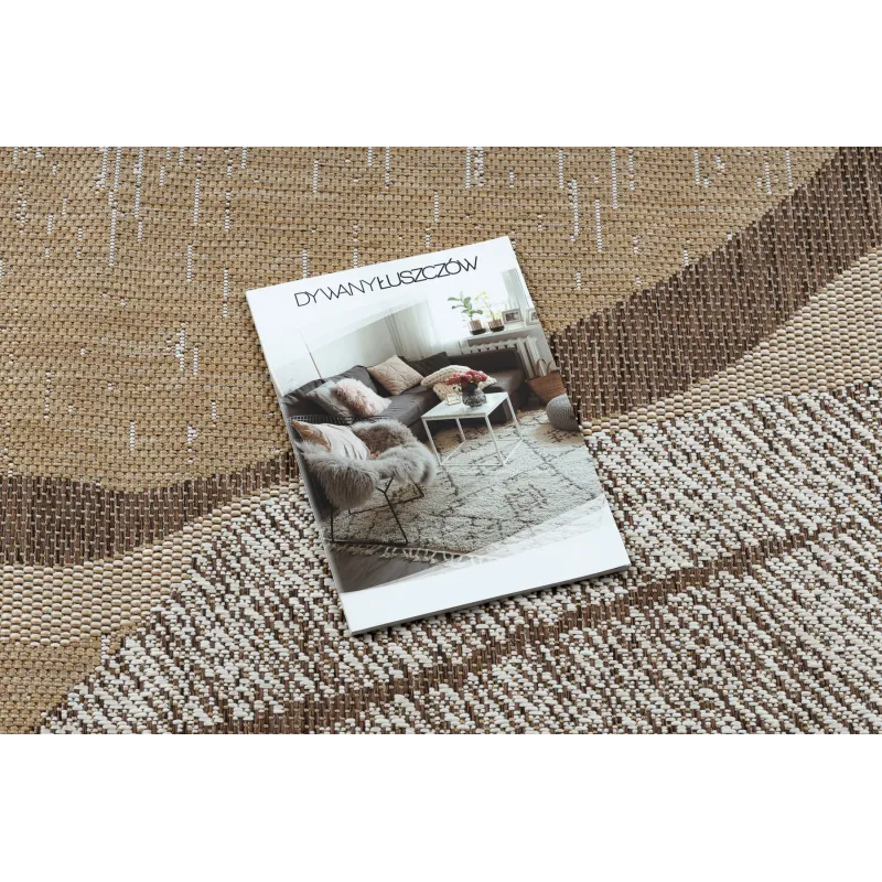 Covor modern ORGANIC 2739 din sisal în nuanțe de bej