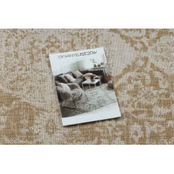 Covor din sisal ORGANIC 2762 cu design modern, nuanță naturală și crem