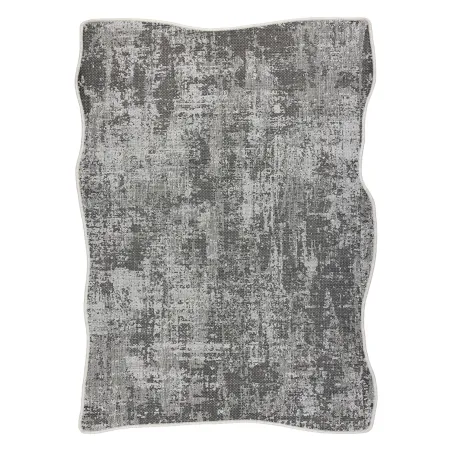 Covor sisal ORGANIC 2755 în nuanțe naturale de ecru și gri, stil modern