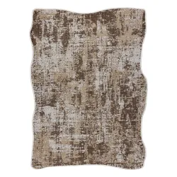 Covor sisal ORGANIC 2755 crema, formă modernă și neregulată pentru decor contemporan