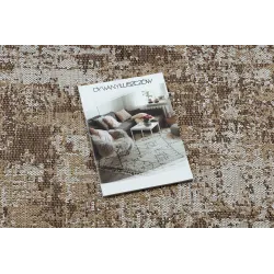 Covor modern ORGANIC 2755 în nuanțe de crem, un accesoriu elegant pentru orice cameră