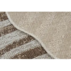 Covor din sisal ORGANIC 2767 cu textură modernă, crem/natural